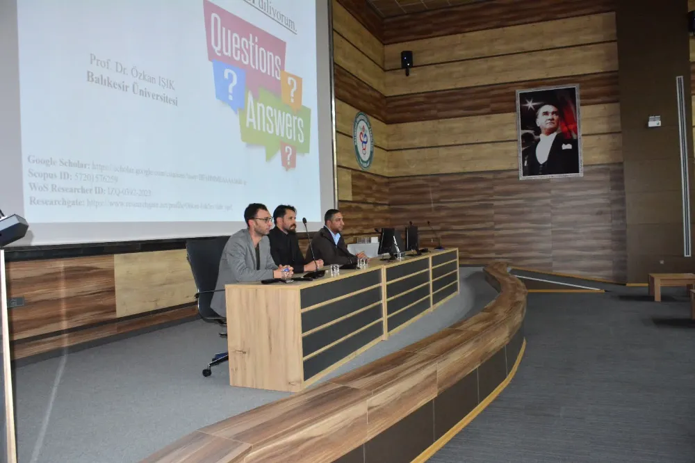 Balıkesir Üniversitesinde, “Bilimsel Yayınlarda Kalite ve Görünürlük” Paneli