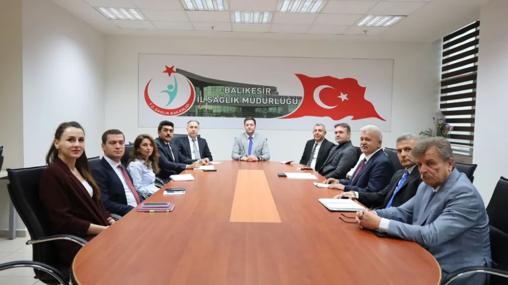 İL SAĞLIK MÜDÜRÜ DEĞERLENDİRME TOPLANTISINDA BİR ARAYA GELDİ 