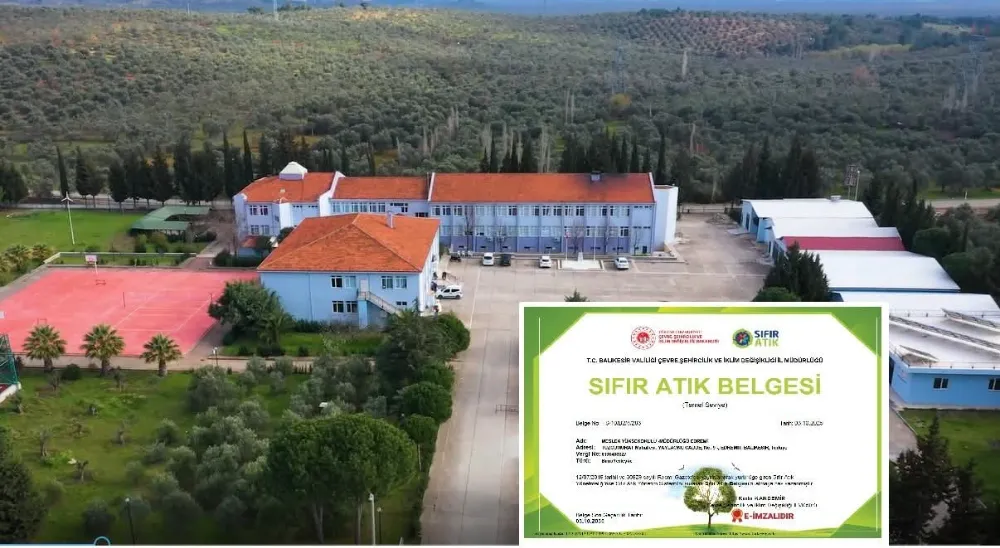 BAÜN Edremit Meslek Yüksekokulu Sıfır Atık Belgesi Aldı