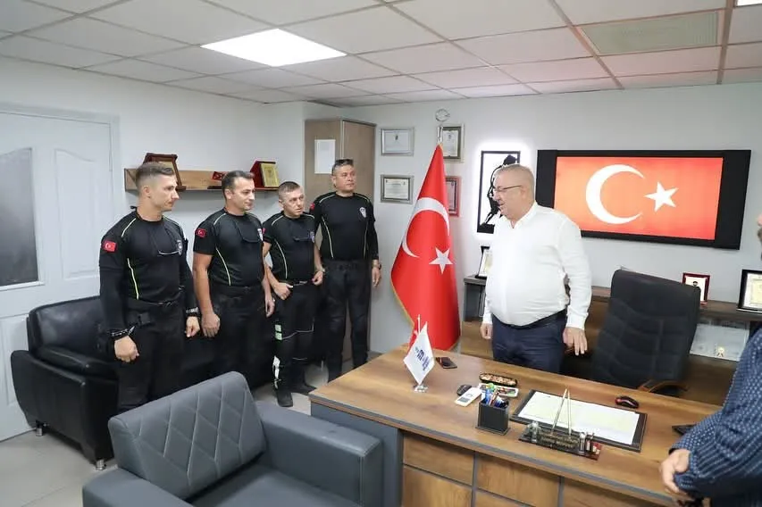 Ertaş Zabıtalara Teşekkür Etti