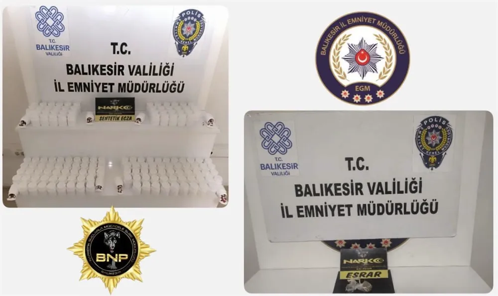 BALIKESİR İL MERKEZİ’NDE UYUŞTURUCU MADDE OPERASYONLARI!