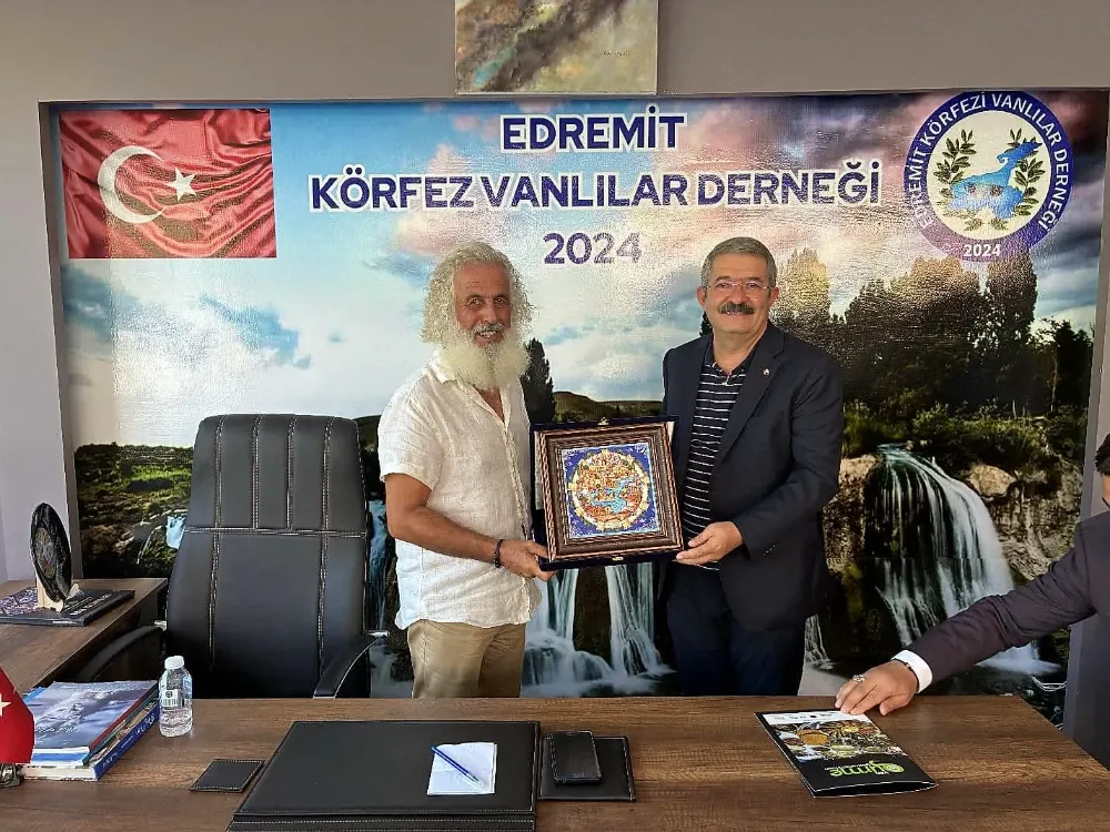 Van Ticaret ve Sanayi Odası Heyetinden Edremit Körfezi Vanlılar Derneğine anlamlı ziyaret