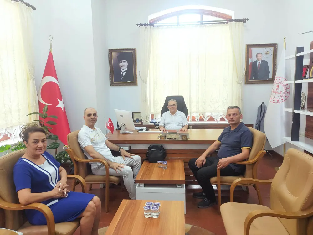 Başhekimden , Millî Eğitim Müdürüne ziyaret