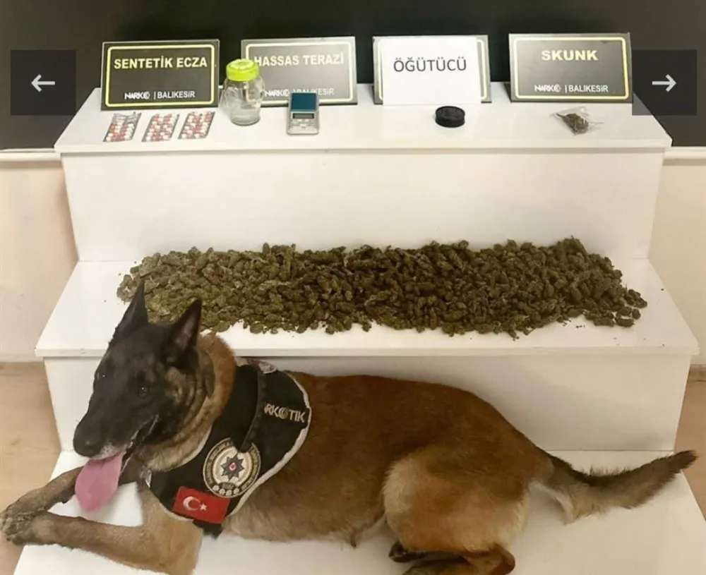 EDREMİT’TE KOKAİN,  ESRAR, HAP ELE GEÇİRİLDİ