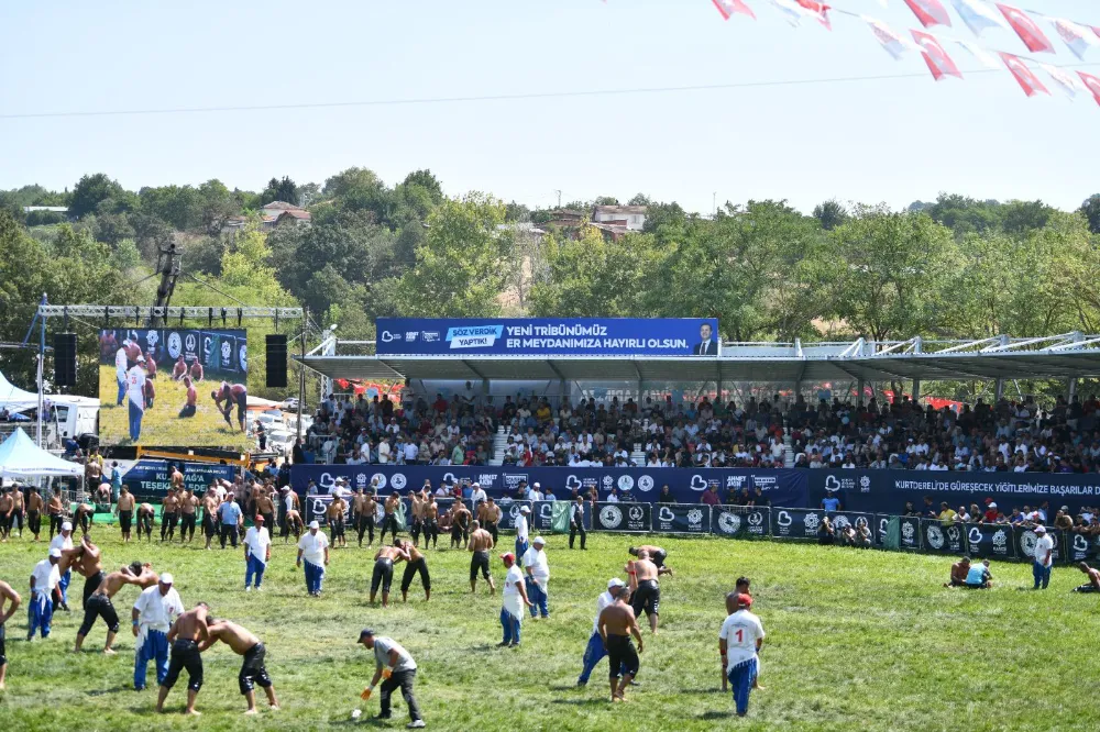 Başkan Akın, Kurtdere Er Meydanı’nı güzelleştirmeye devam edecek