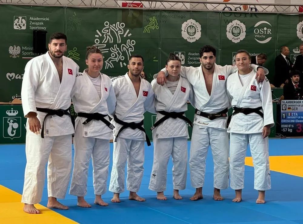 BALIKESİR ÜNİVERSİTESİNDE JUDODA MİLLİ GURUR: TAKIM HALİNDE AVRUPA 5.Sİ