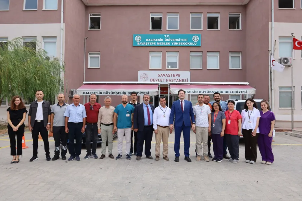 Balıkesir İl Sağlık Müdürü Savaştepe Devlet Hastanesinde incelemelerde bulundu