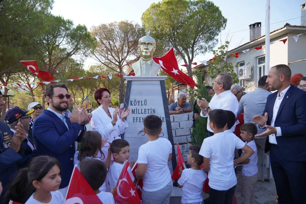 HACIVELİLER KÖYÜ’NE ATATÜRK BÜSTÜ