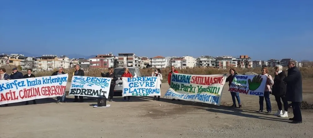 EDREMİT ÇEVRE DERNEĞİ BASIN AÇIKLAMASI YAPTI